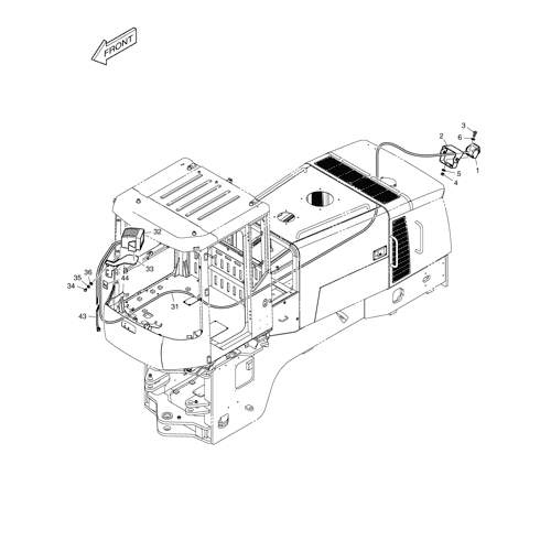 300426-00417A Panel Gauge Assy 300426-00417 300426-00117 Monitor 0