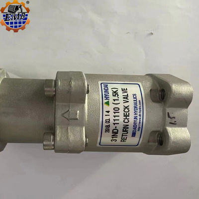 Bản gốc 31ND-11110 Hyundai Check Valve Assy cho máy đào R500/520