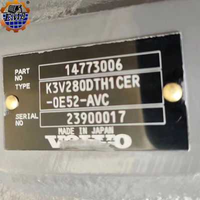 14773006 Máy bơm thủy lực VOE14773006 cho EC750 EC750D K3V280DTH máy bơm thủy lực