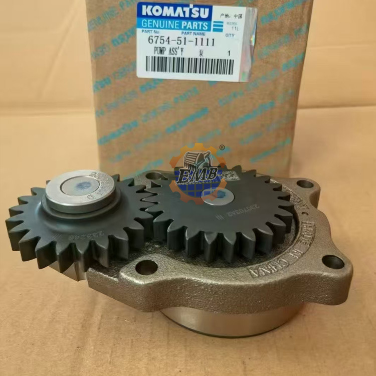 6754-51-1111 Oil Pump 6754-51-1110 Pump For PC220LC Excavator